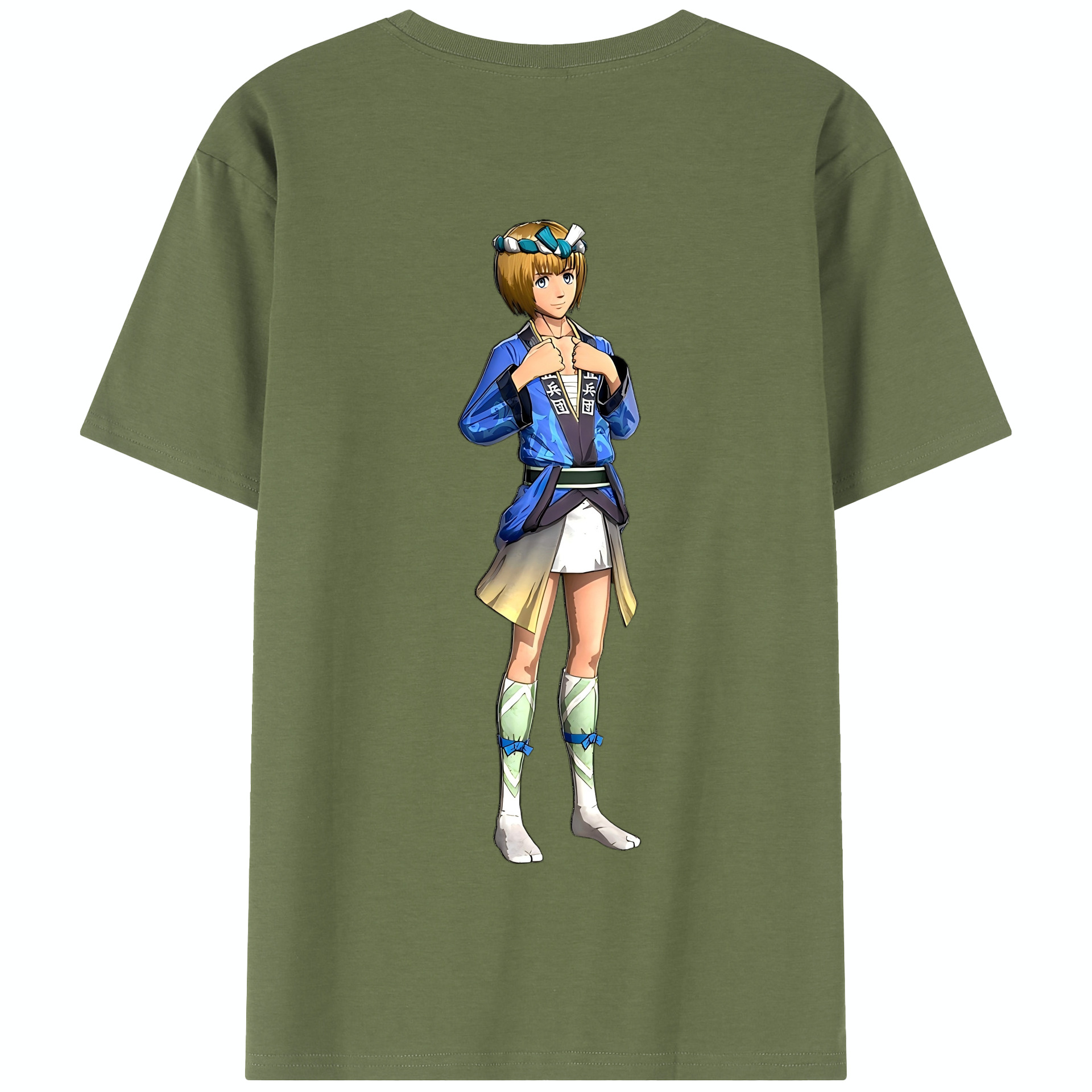（画像用） 進撃の巨人 アルミン·アルレルト Attack on Titan Armin Arlert 綿100％半袖Tシャツ（背面プリント）